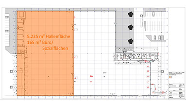 FONTUS-Businesspark Grundriss Halle C2