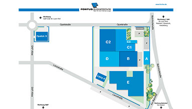 FONTUS-Businesspark Lageplan