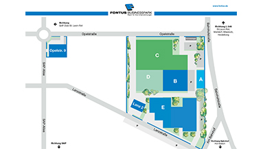 FONTUS-Businesspark Lageplan